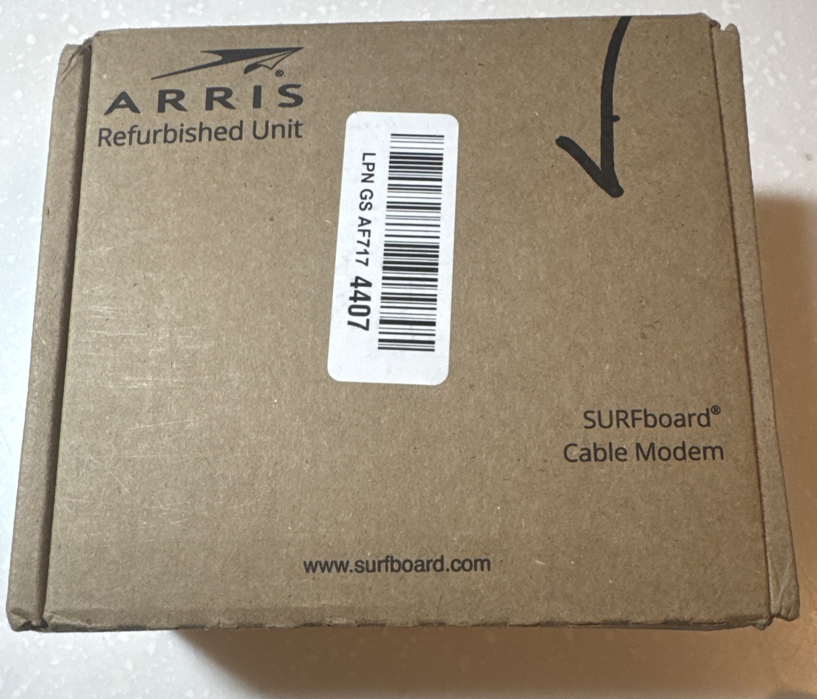 ARRIS Surfboard S33 v3 DOCSIS 3.1 Modem 2.5Gbps Open Box with Power Supply Refur