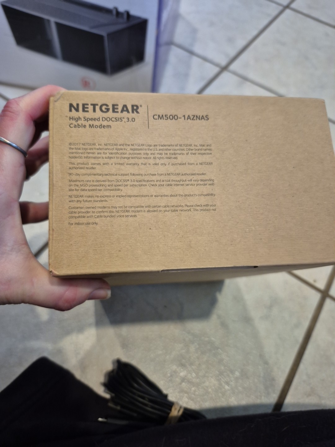 BRAND NEW!! NETGEAR CM500-1AZNAS 16×4 DOCSIS 3.0 Cable Modem