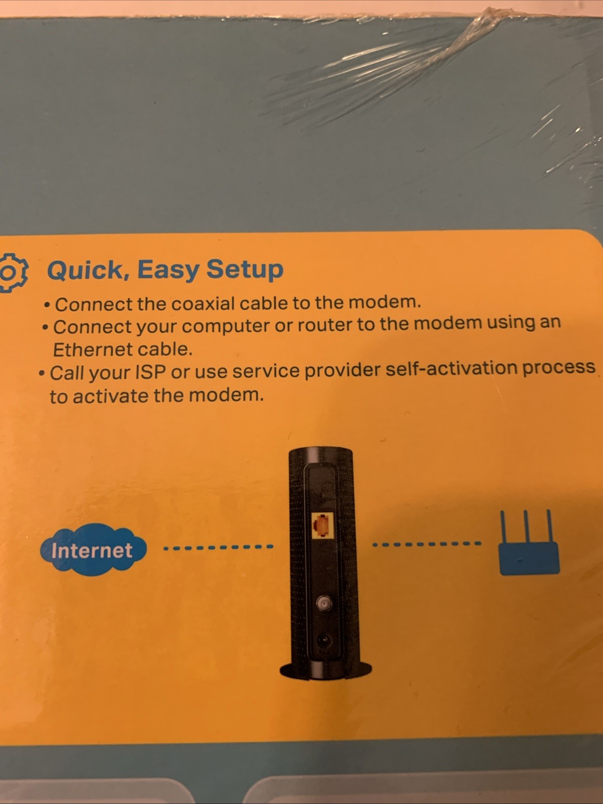 TP-Link Docsis 3.0 Cable Modem 343 Mbps TC-7610 (NEW)