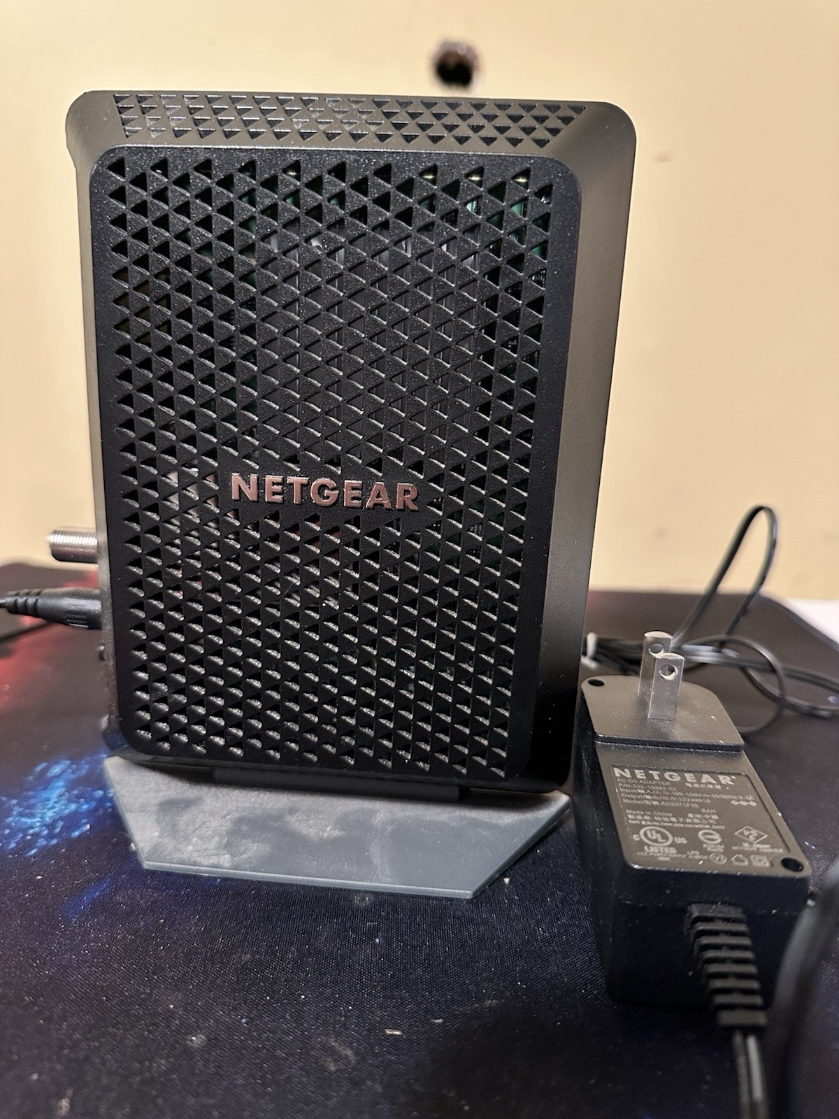 NETGEAR CM700 High-Speed Cable Modem DOCSIS 3.0 with Power Cord 32×8 Tested