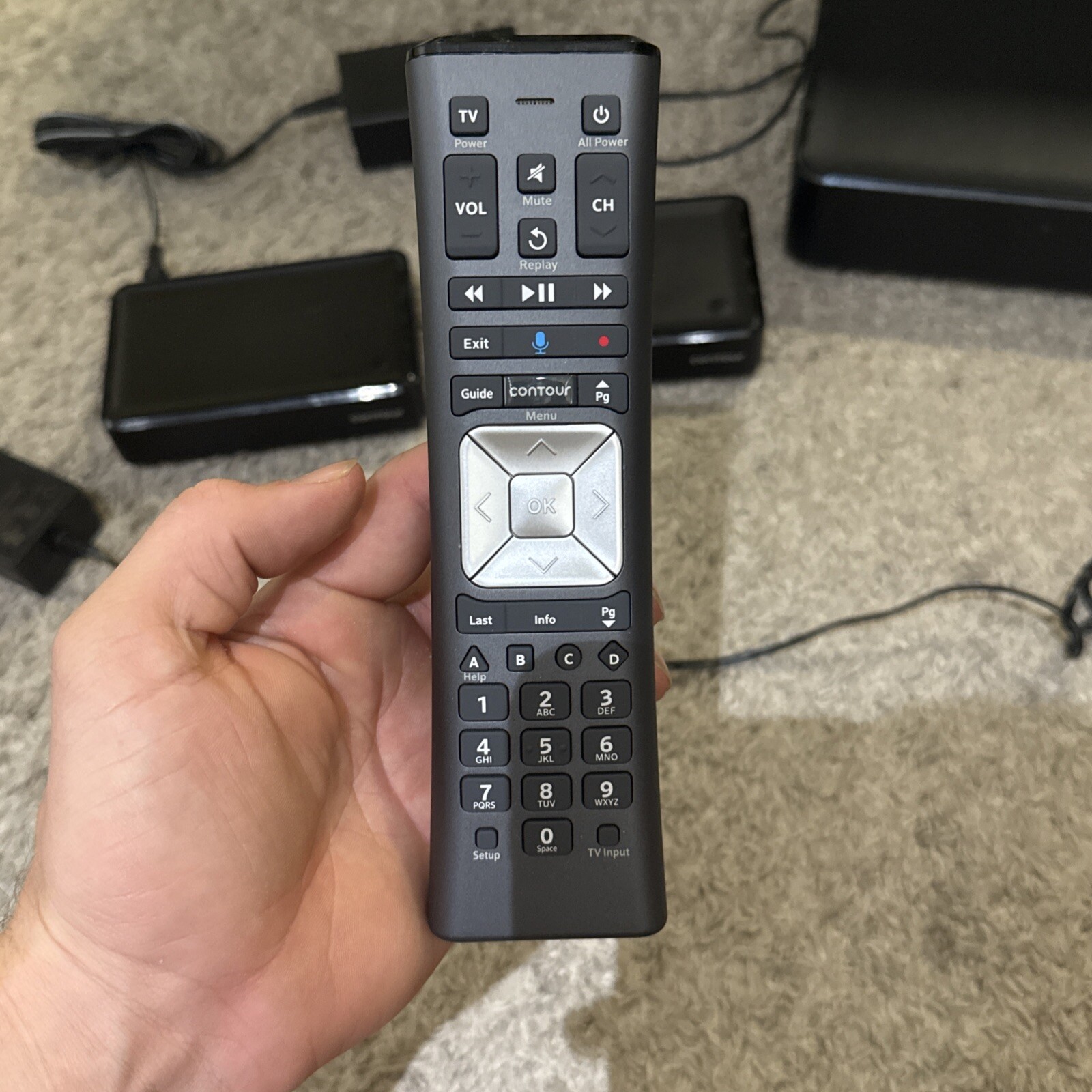 Contour XG2V2-P Cable Box CoAx Untested XiD-P And XR11-RF Remote