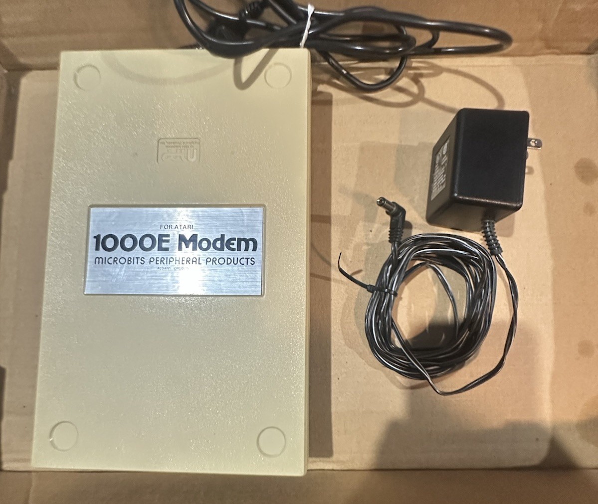 Atari Modem MPP 1000E With Power Adapter