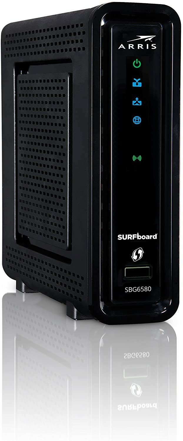 ARRIS SURFboard SBG6580 DOCSIS 3.0 Cable Modem/ Wi-Fi N300 2.4Ghz + N300 5GHz Du