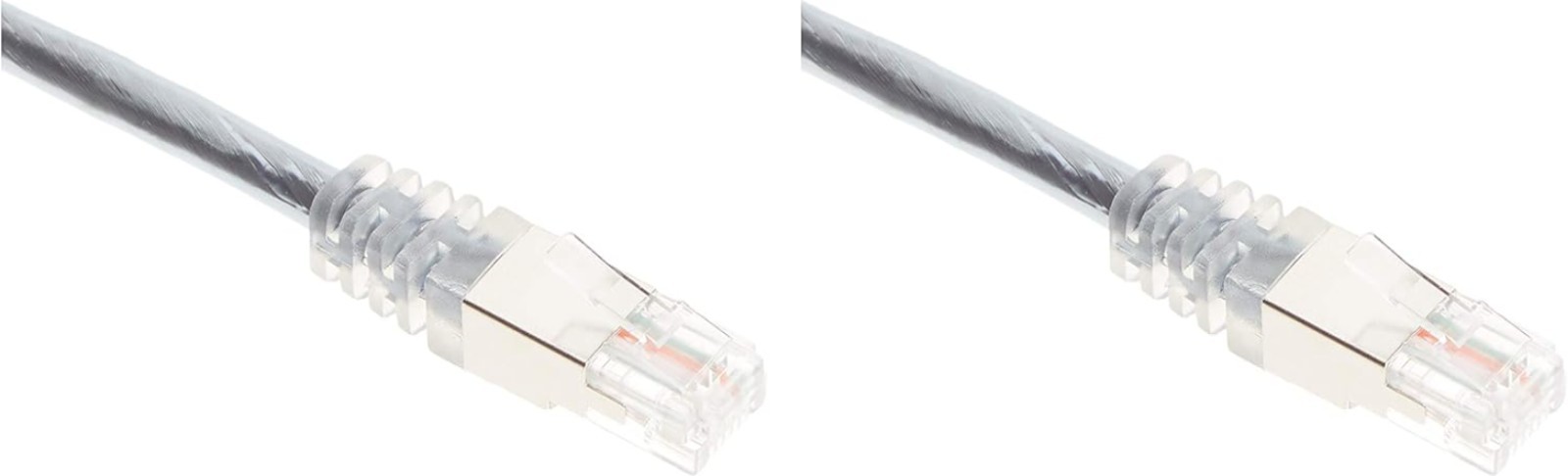 15ft Grey RJ11 Modem Cable – Fast Data Transfer with Double-Shielding Protection