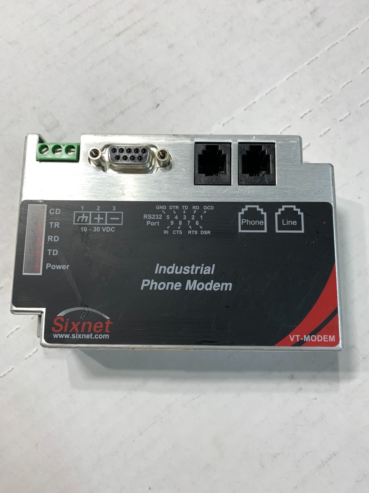 SIXNET VT-MODEM-1 Industrial Phone Modem