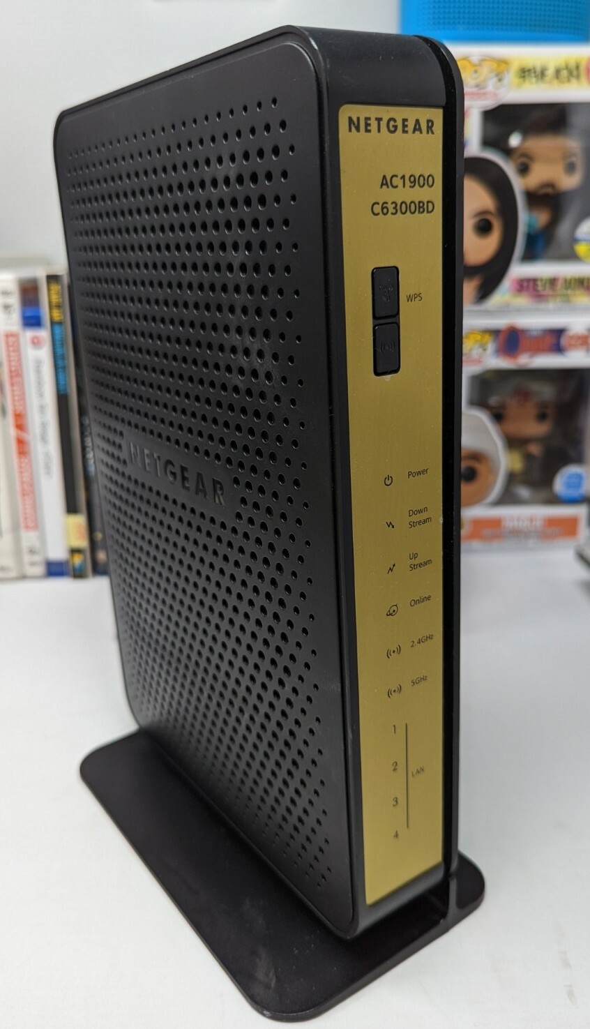 NETGEAR C6300BD AC1900 DOCSIS 3.0 Cable Modem WiFi Router no power cord