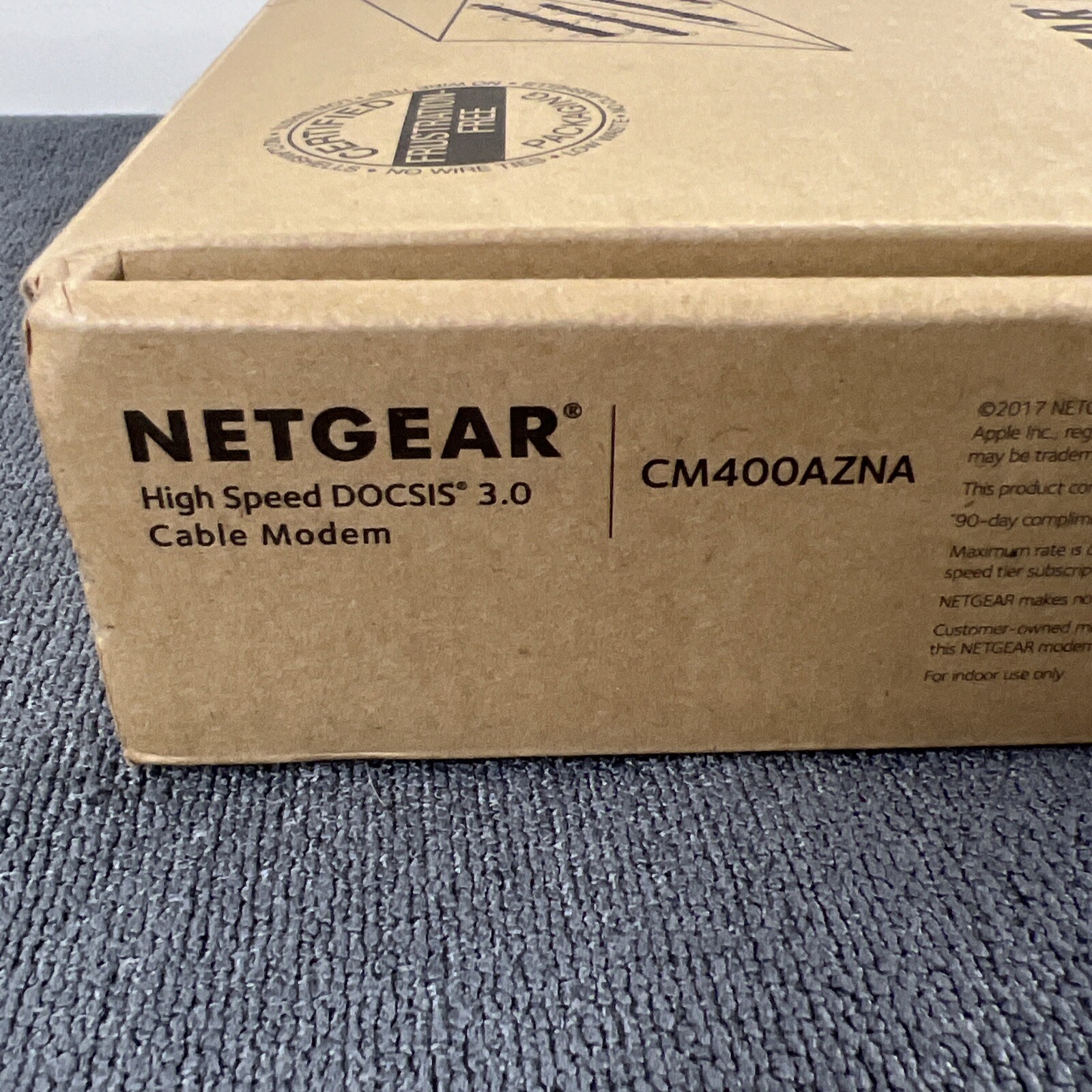 Netgear Modem DOCSIS 3.0 Cable Modem Xfinity-Time Warner CM400AZNA