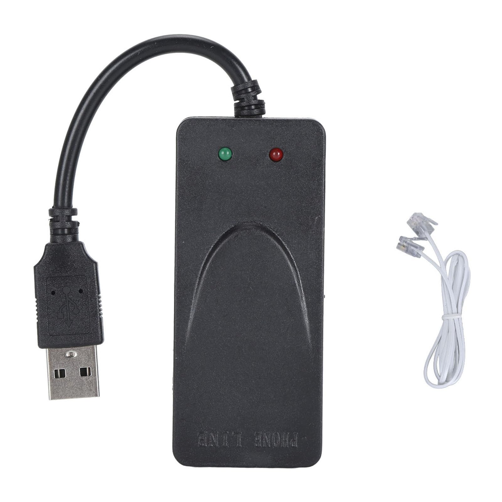 RJ11 Port USB 56K External Data Modem Caller ID Anti Thunder Computer Laptop