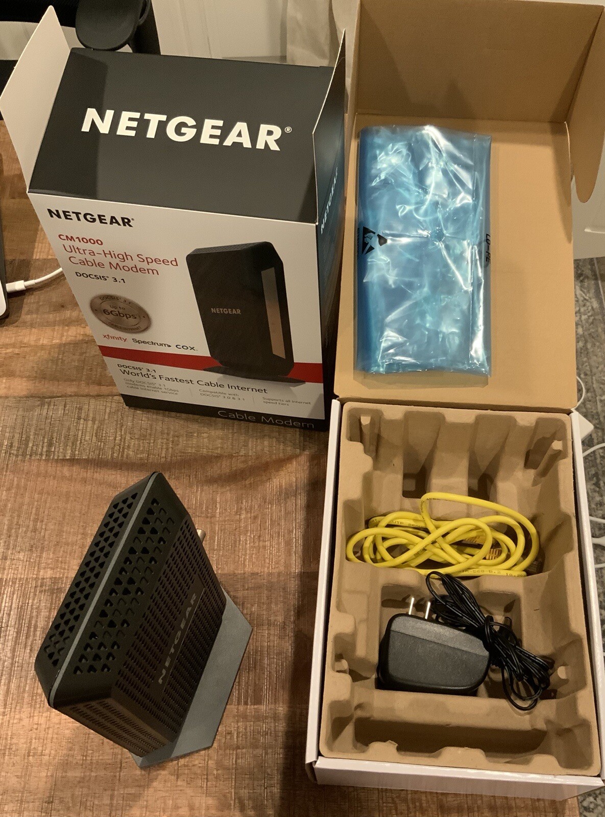 NETGEAR CM1000 High-Speed Cable Modem (Upto 6 Gbps)
