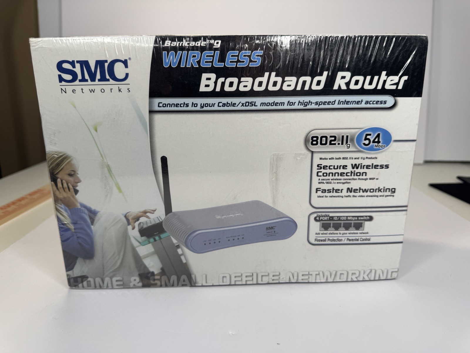 SMC SMCWBR14-G2 Barricade G 2.4GHz 54Mbps Wireless Cable/DSL Broadband Router