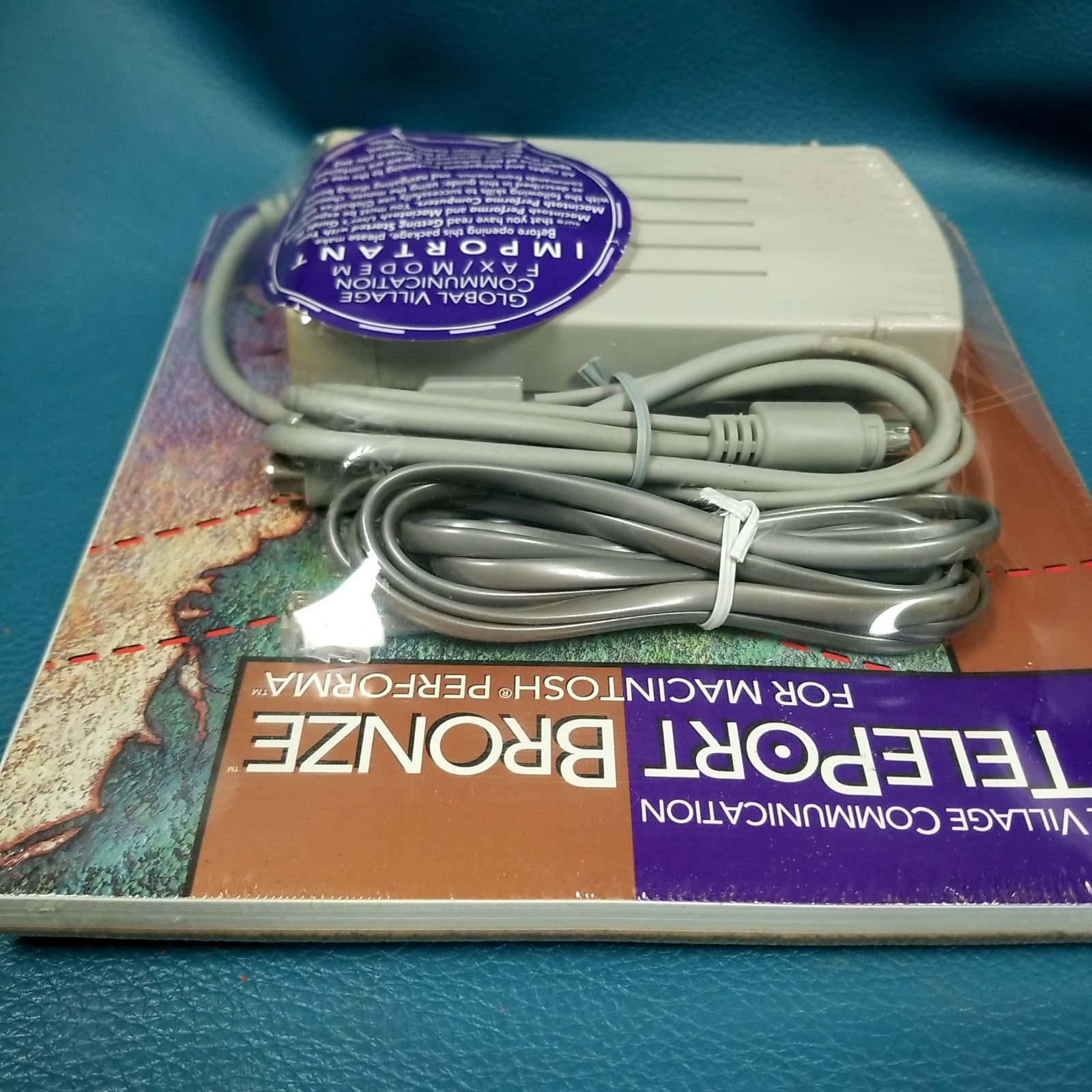Global Village Communication TelePort Bronze for Macintosh Performa New Sealed