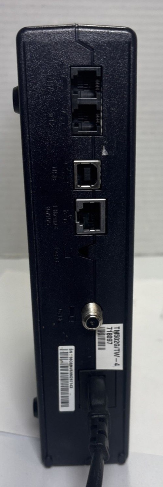 Arris TM502G Touchtone Telephony Modem TM502G w/ Power Adapter TM02DH105- Tested