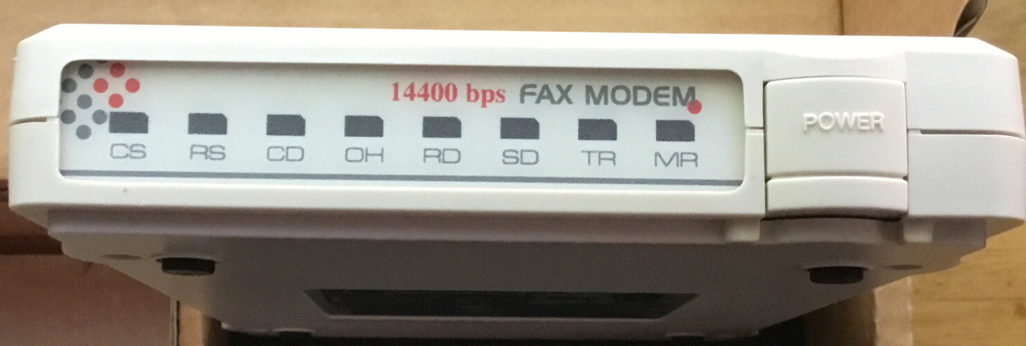 Hayes Microcomputer Products 14400 external Fax Modem