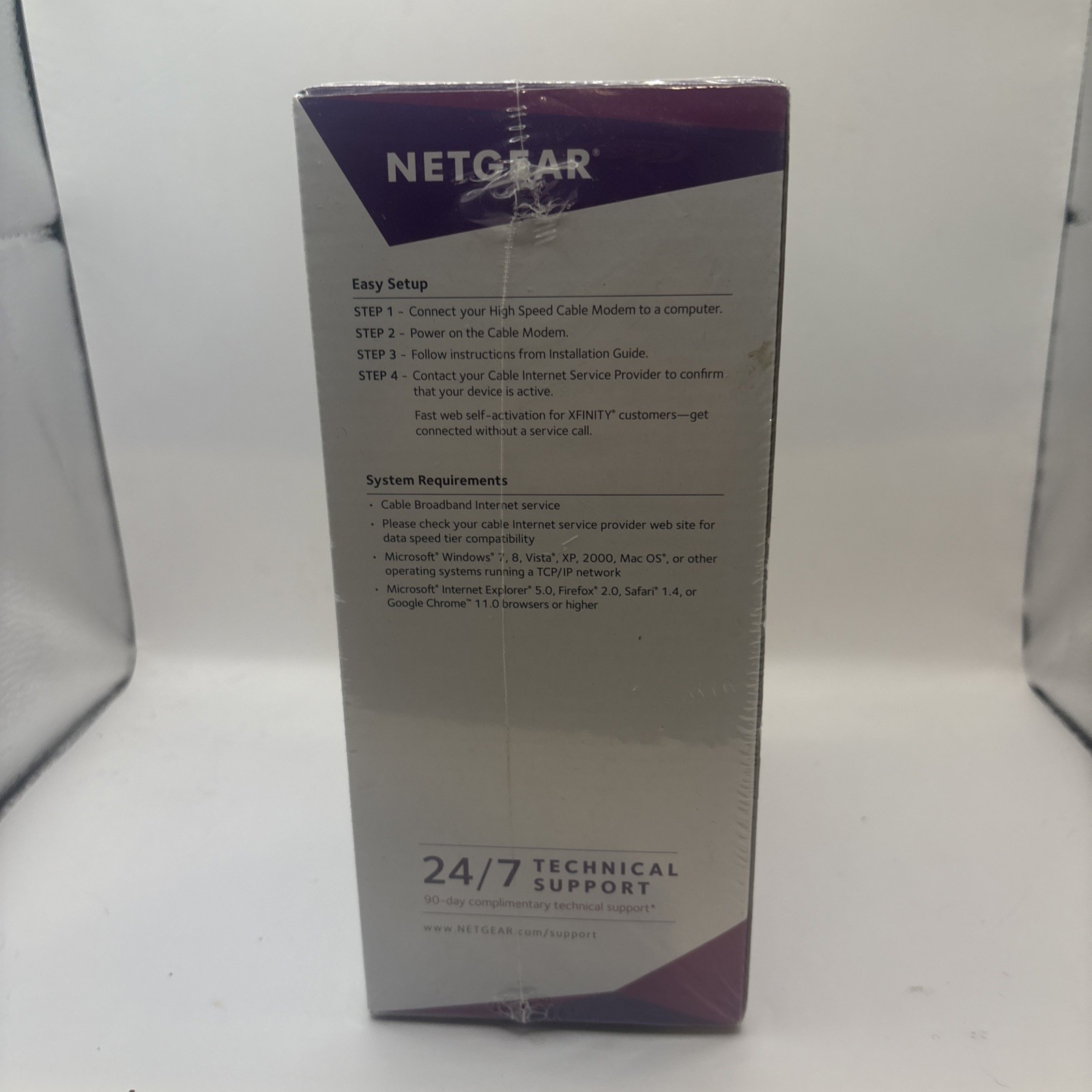 Netgear CM500 DOCSIS 3.0 680Mbps Cable Modem Xfinity Spectrum Cox Internet New