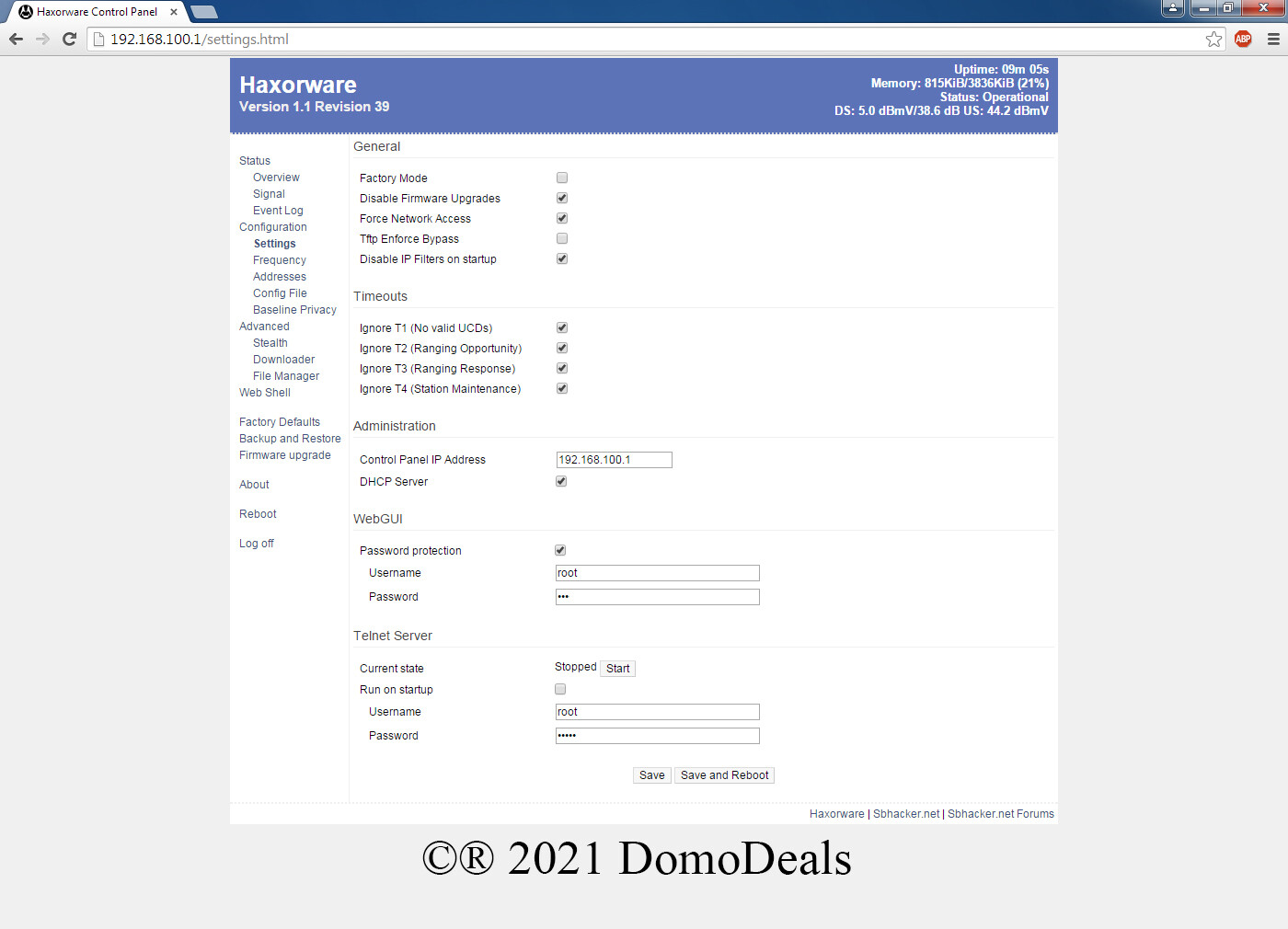 Motorola SB5101 DOCSIS 2.0 Cable Modem with Haxorware