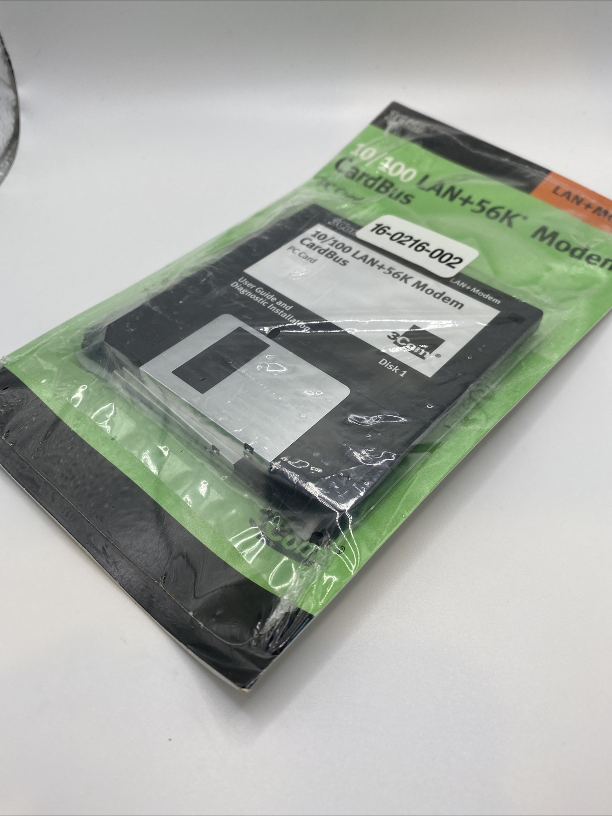 Software for 3Com 10/100 LAN+56K Global Cardbus User Guide, Etc 3.5″ discs NEW
