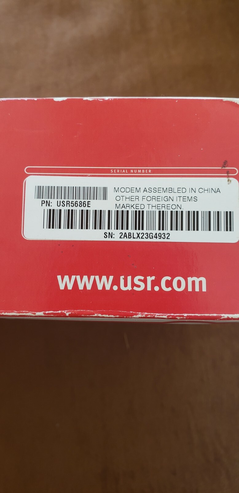 US Robotics USR5686E 56k V.92 External Faxmodem Model 5686E