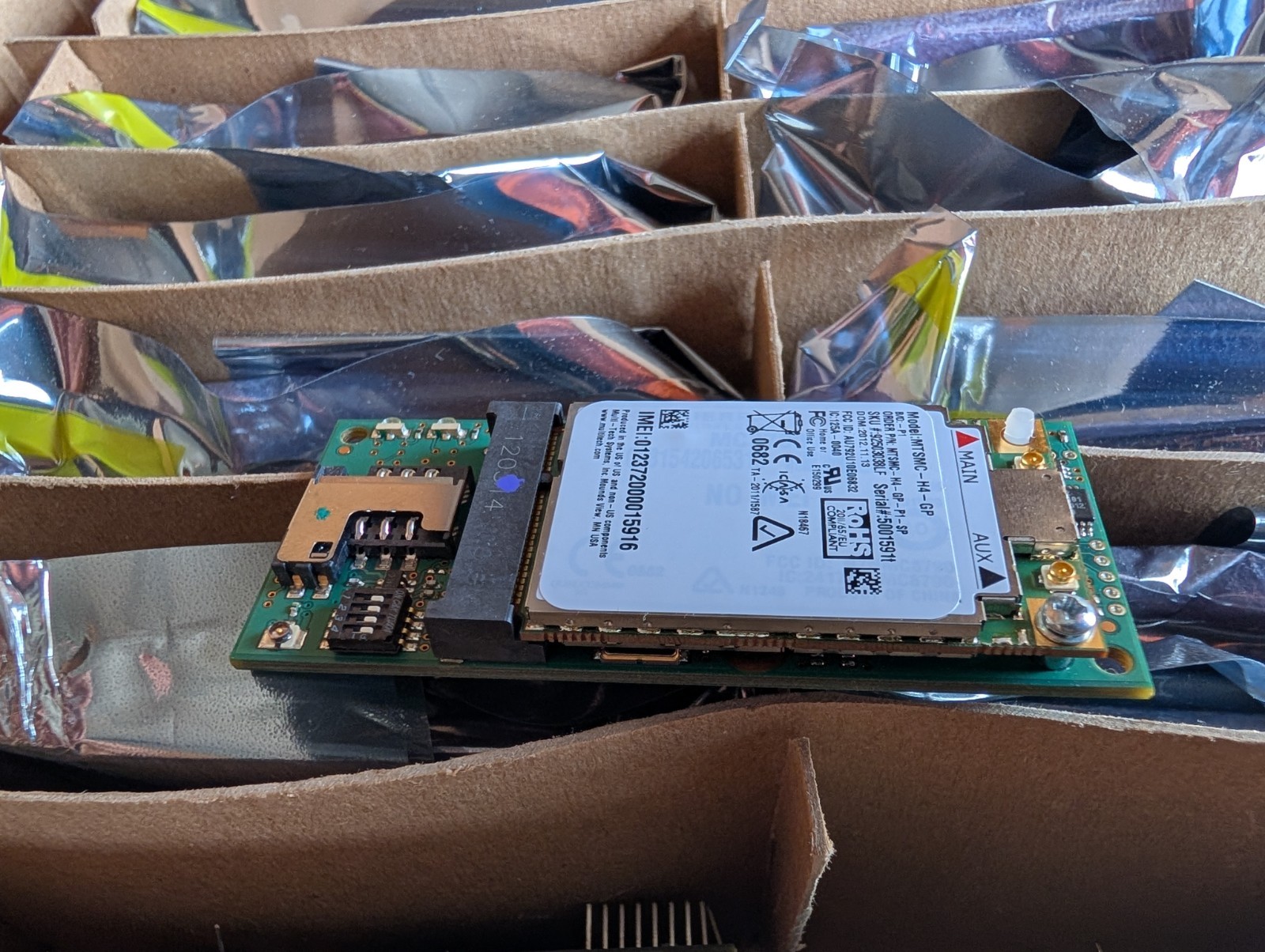 Lot of 28 Multi-Tech MTSMC-H4-GP Cellular Modems – GSM/GPRS
