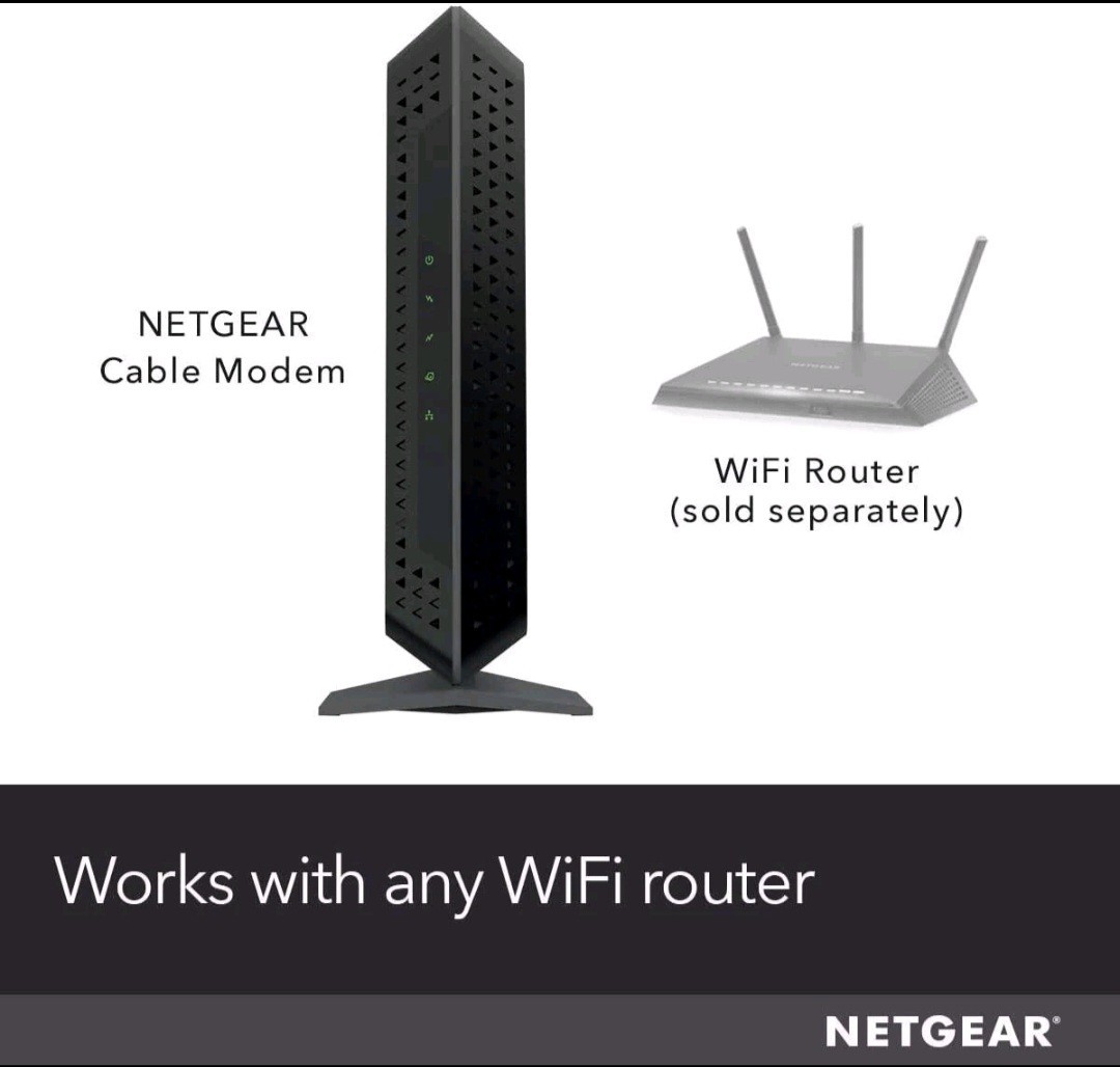 NETGEAR CM600-1AZNAS DOCSIS 3.0 Cable Modem High Speed 960Mbps