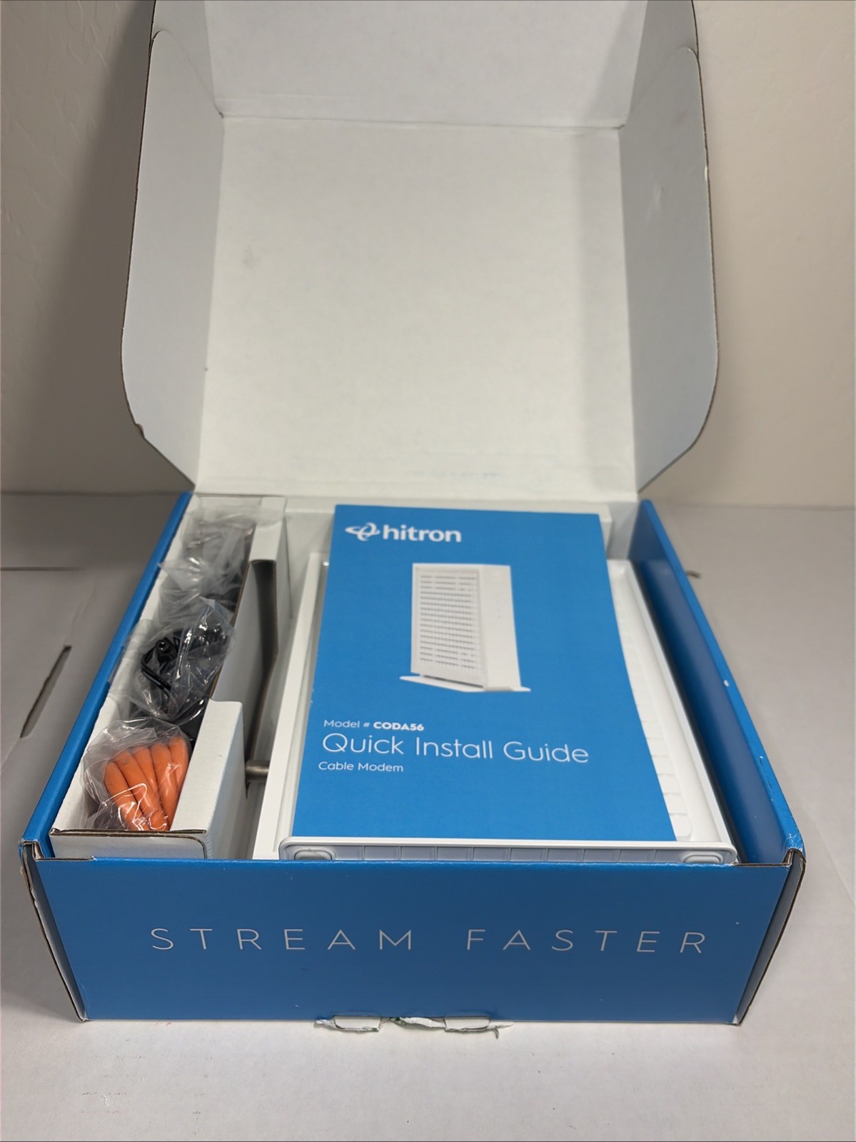 Hitron CODA56 DOCSIS 3.1 Cable Modem 2.5Gbps White – Open Box