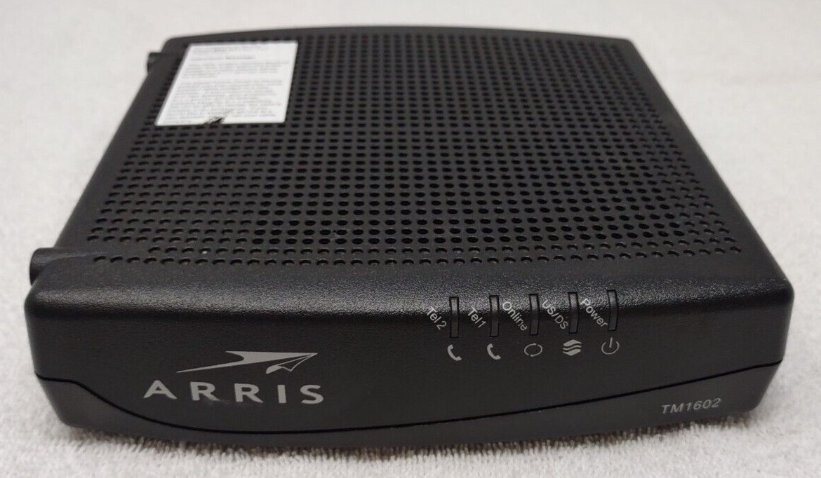 Arris Docsis 3.0 Modem w/cords TM1602A