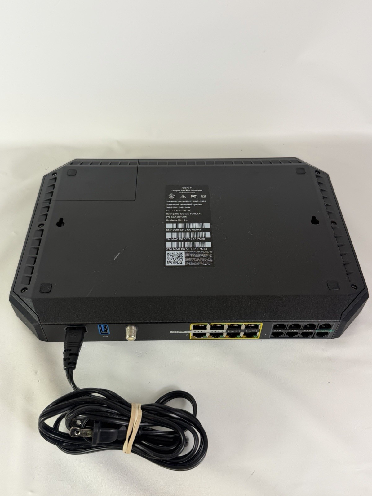 Comcast Business CBR-T CGA4131COM Modem/Wifi Router