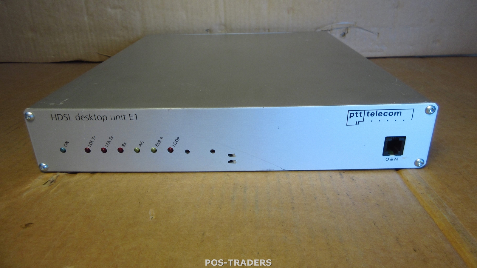ASCOM CH-3000 COLT-2 HDSL Lecar Desktop Unit E1 120771 – Incl G.703 module
