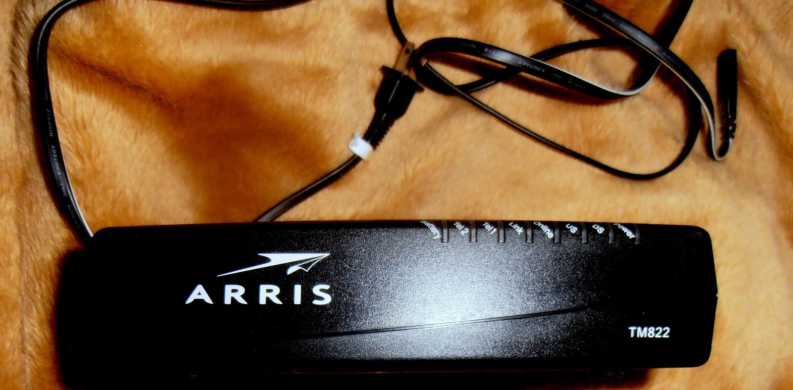 ARRIS TM822g Touchstone DOCSIS 3.0 8×4 Ultra-High Speed Telephone Modem – Black
