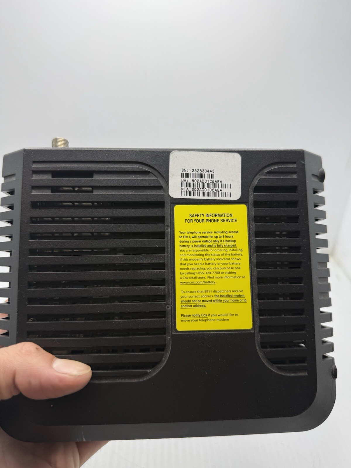 Cisco DPQ3212 DOCSIS 3.0 Cable Modem