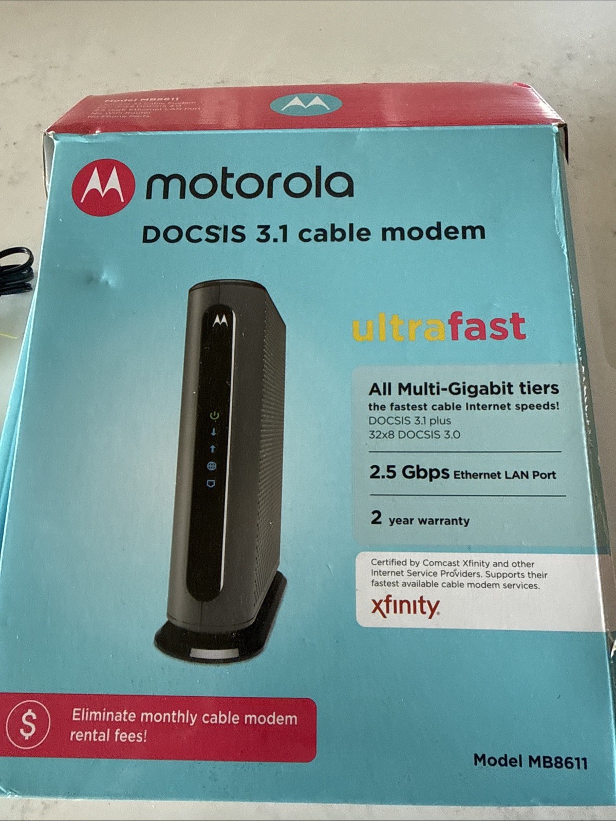 motorola docsis 3.1 cable modem New In Box