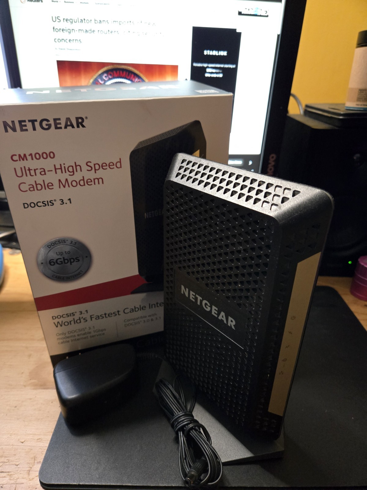 NETGEAR CM1000v2 – Nighthawk DOCSIS 3.1 Cable Modem