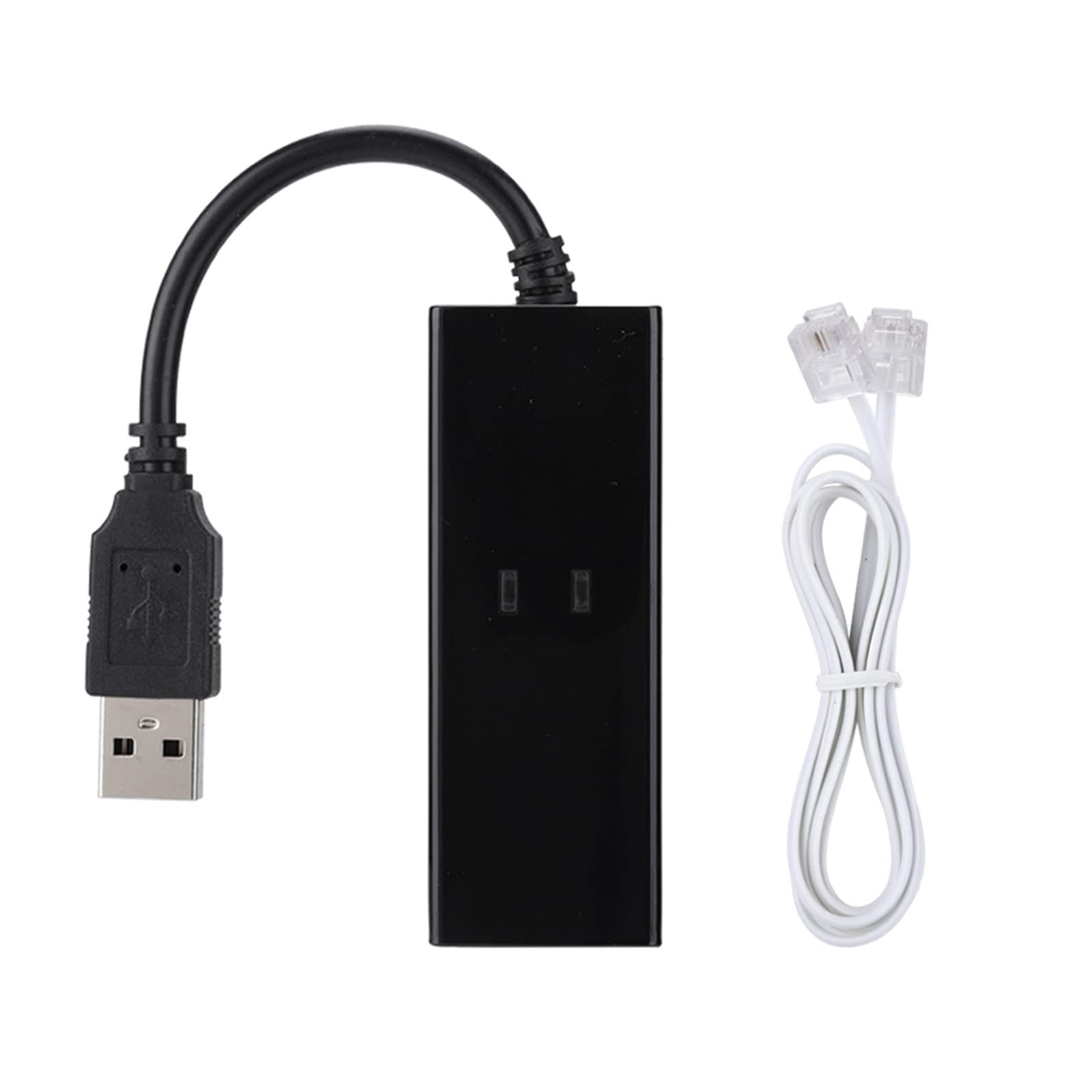 USB 56K External Dial Up Voice Fax Data Modem Win7 Win8 Win10