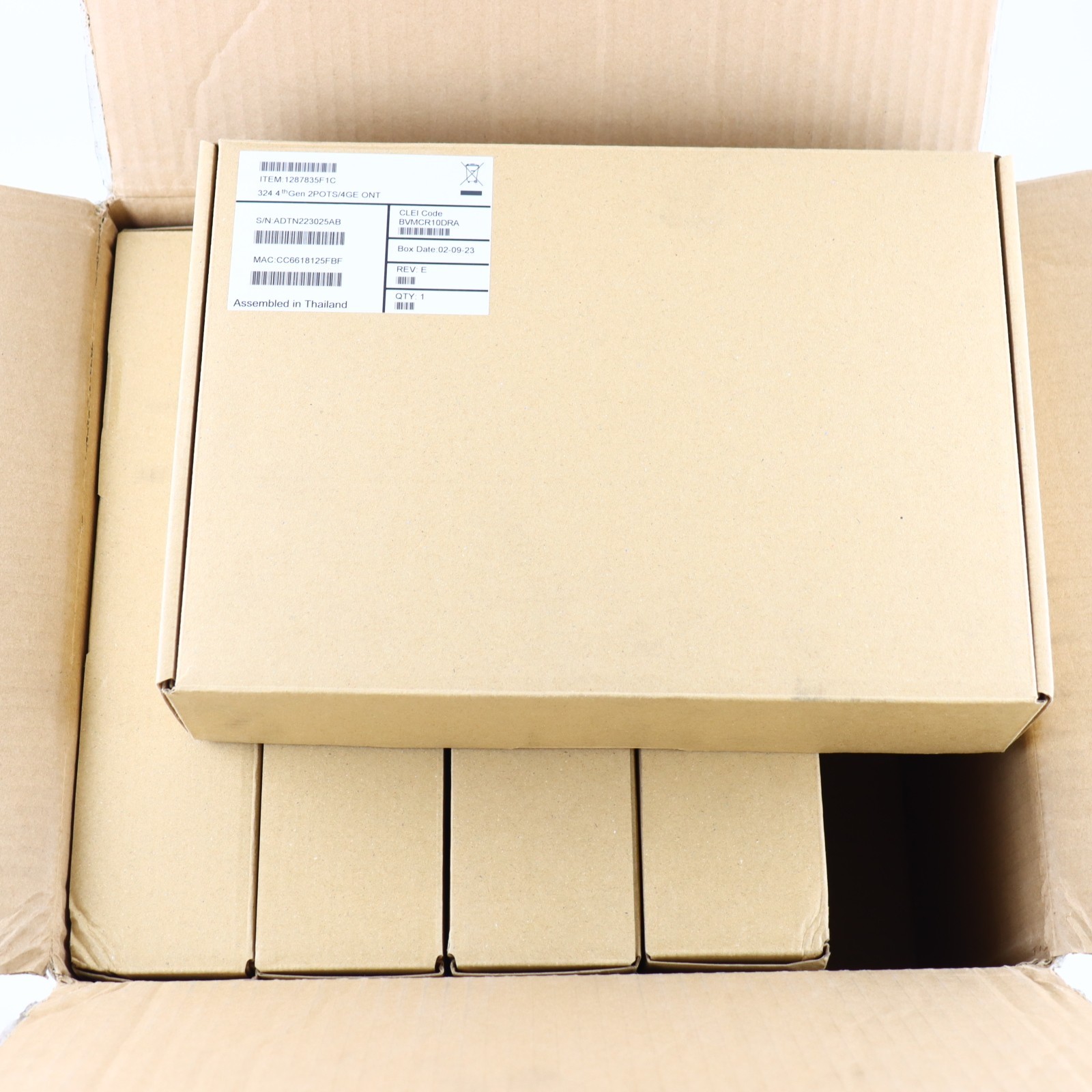 *Lot of 5* ADTRAN 1287835F1C – TA 324 2POTS/4GE Fiber ONT (4th Generation) – NEW