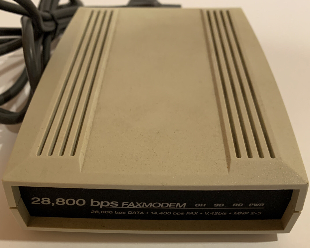 28,800 bps FAXMODEM v.42bis MNP 2-5 for use with Apple Mac