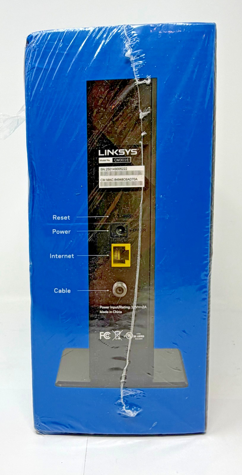 New/ Sealed Linksys DOCSIS 3.0 16×4 Cable Modem #CM3016