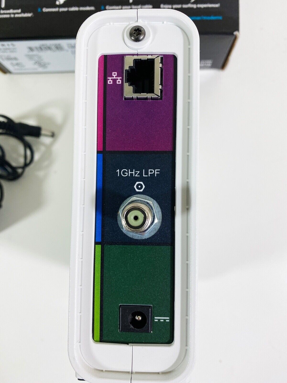 Motorola ARRIS SURFboard SB6141 DOCSIS 3.0 Cable Modem White (SEE PHOTOS)