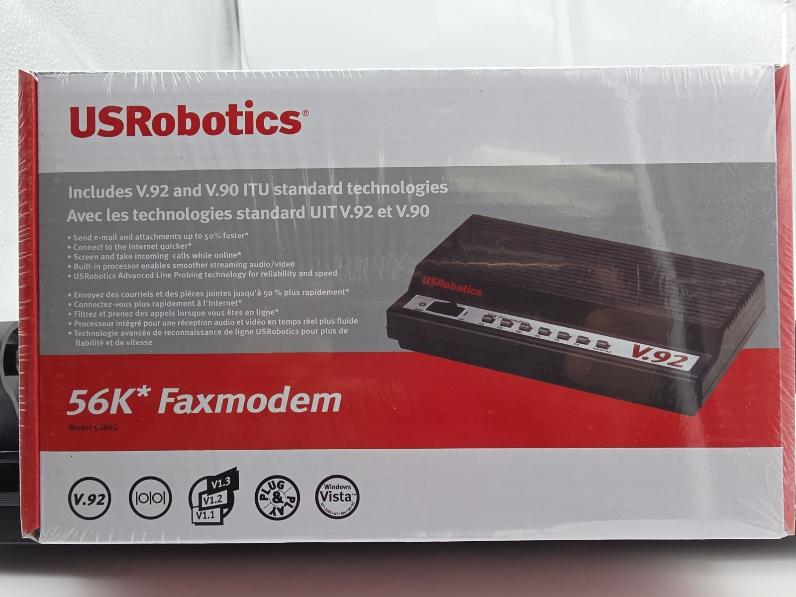 USRobotics 56K Faxmodem – Model 5686G / PN: USR5686G – NEW / SEALED