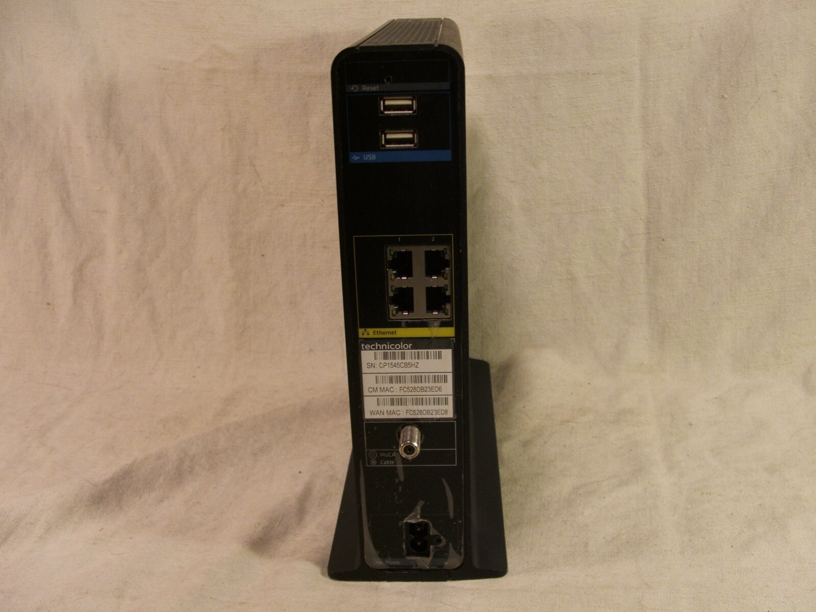 OEM Technicolor Internet Cable Modem Model TC8715D UNTESTED