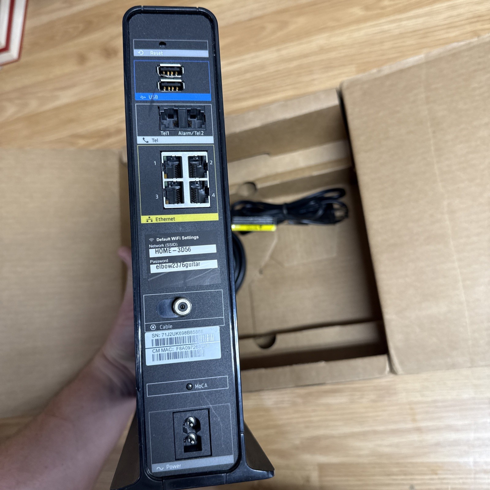 Arris Panoramic TG1682G Dual Band DOCSIS 3.0 Wireless Modem Router Xfinity
