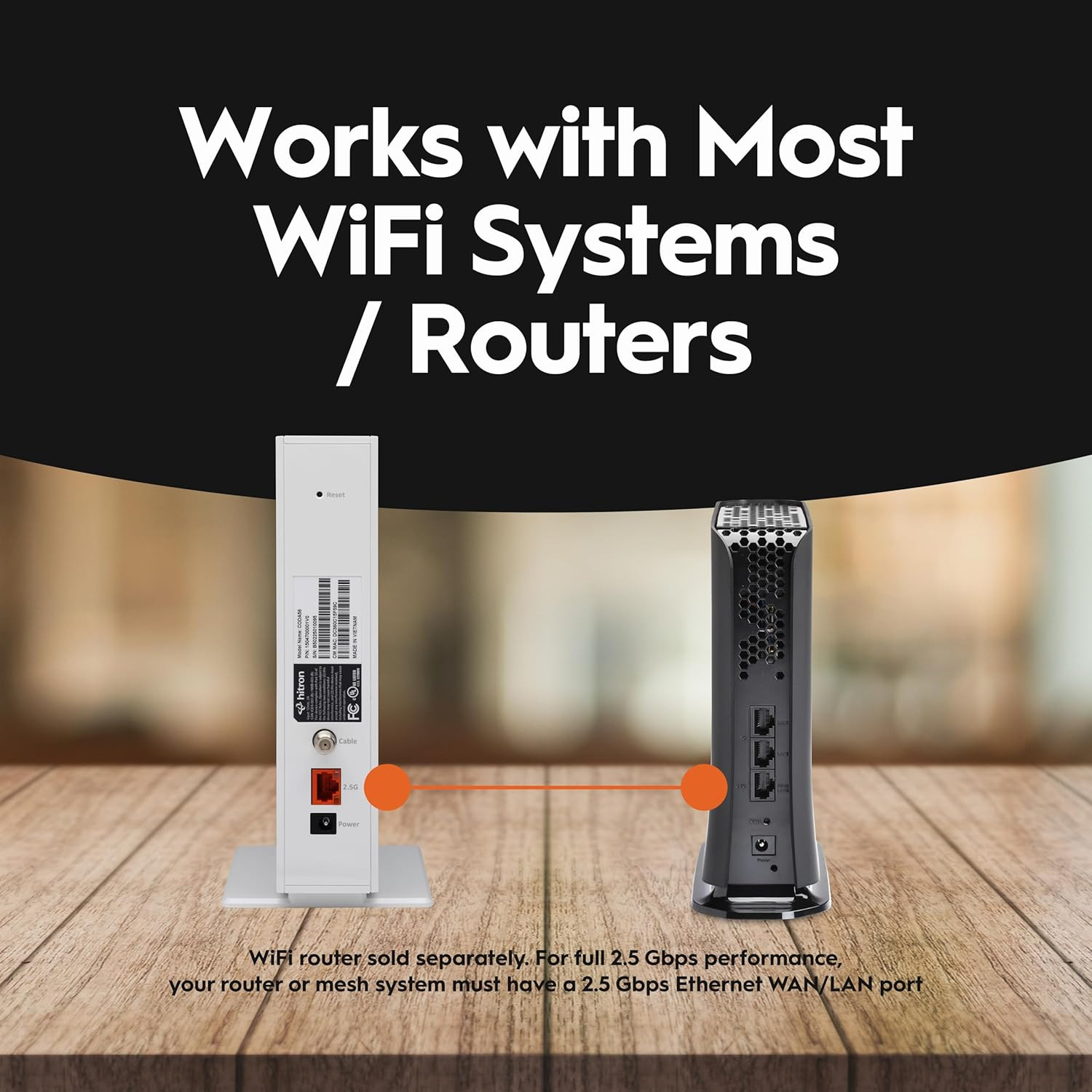 CODA56 DOCSIS 3.1 Cable Modem ONLY (NOT Fiber) | 2.5 Gbps | NO Wifi/Voice/Router