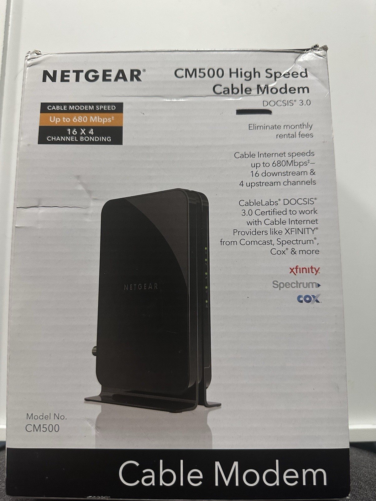NETGEAR CM500 High-Speed Cable Modem In Working Condition