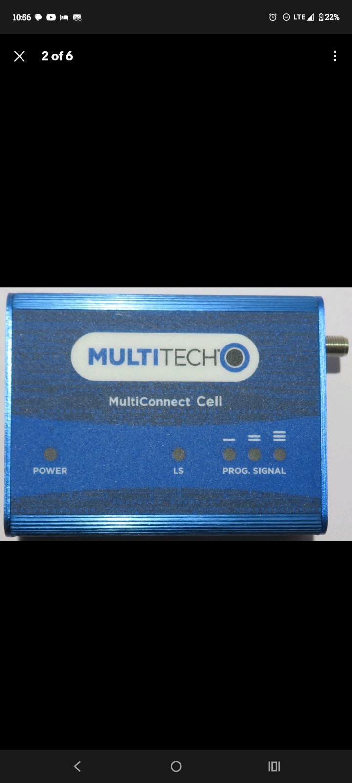 MultiTech MTC-MAT1-B03 MultiConnect Cell – Blue – with Antenna