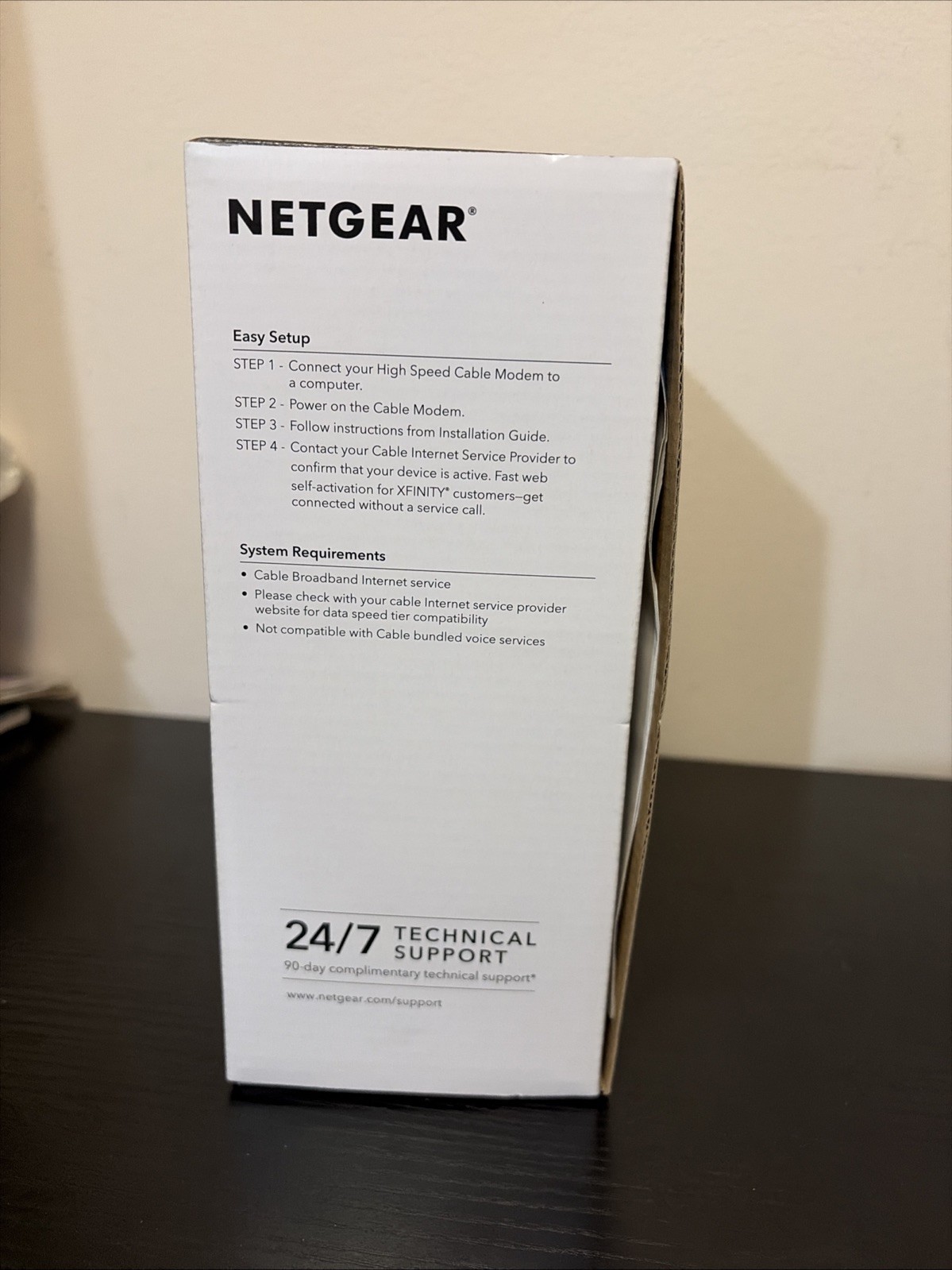 NETGEAR CM500 High Speed Cable Modem, DOCSIS 3.0 In Box