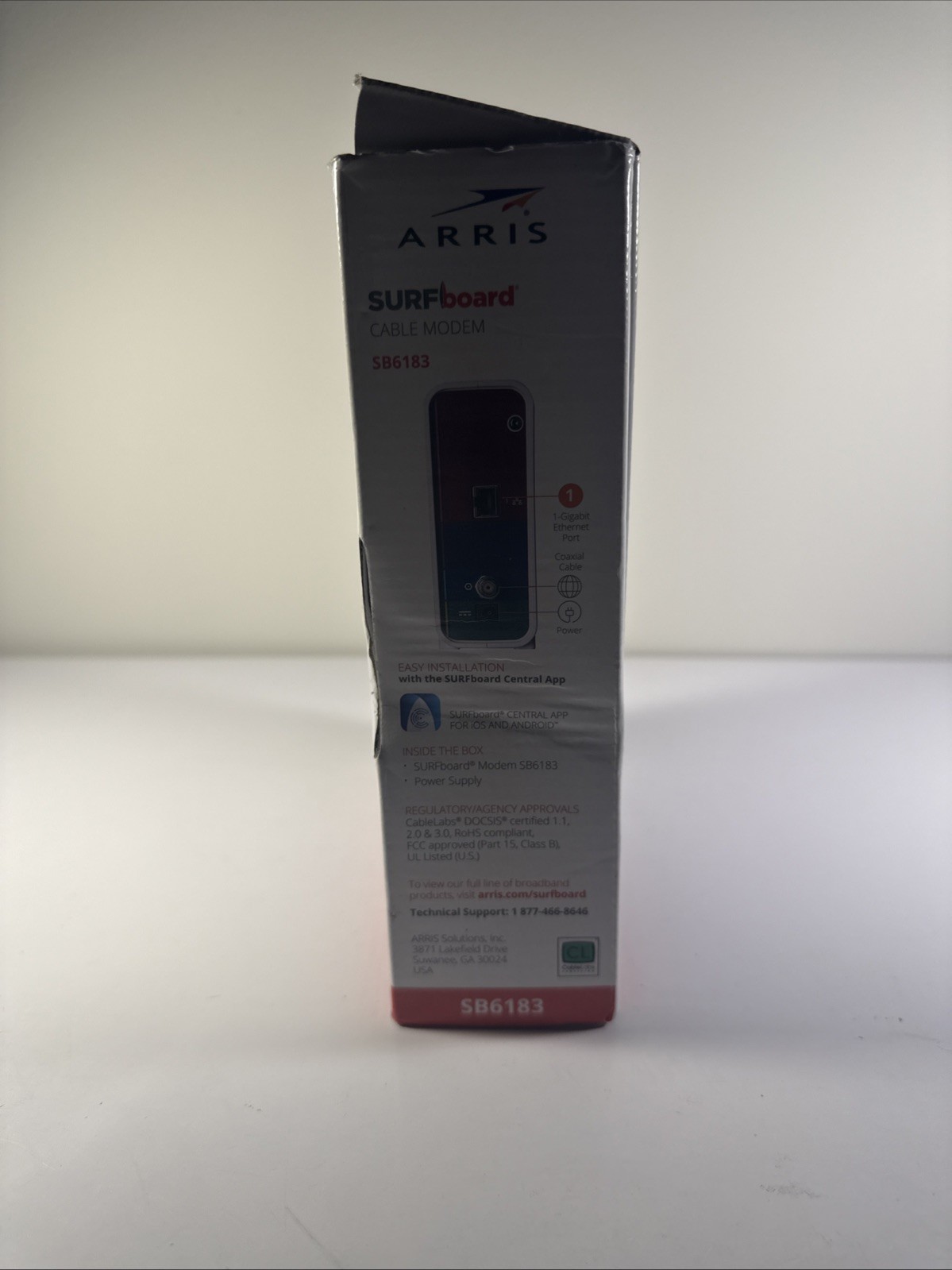 ARRIS SB6183 686 Mbps Cable Modem, White – 59243200300