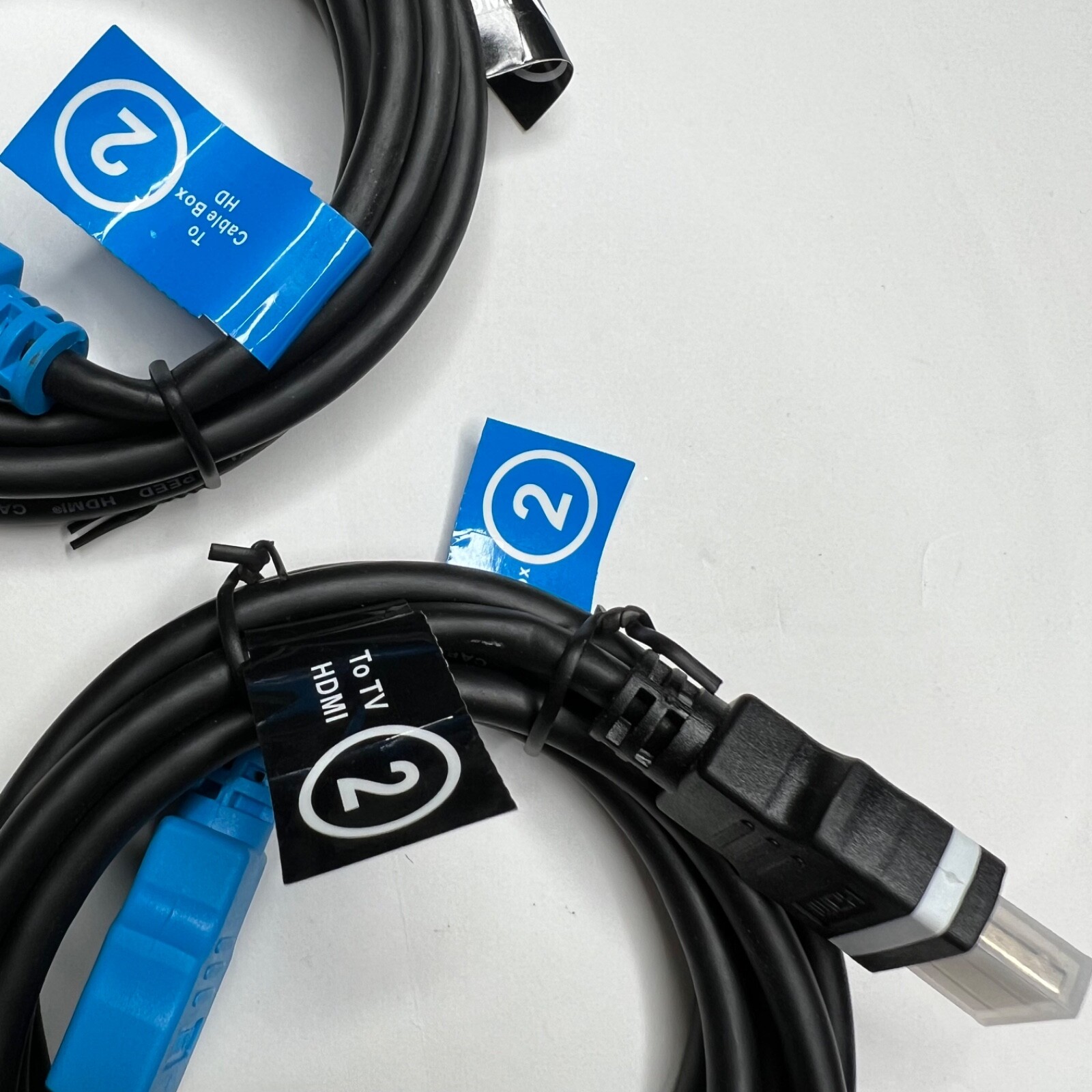 COX Communications Cables 3 Coax Cables and 3 HDMI Cables = 6 Total