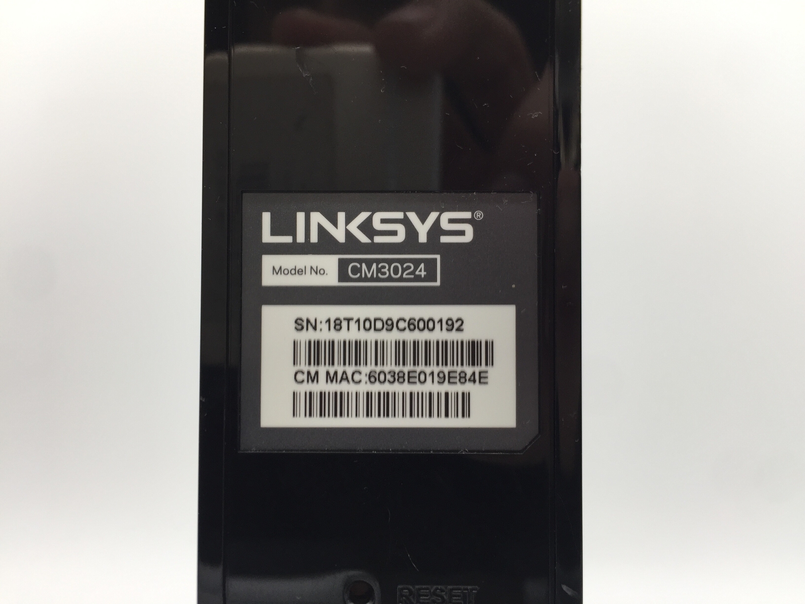Linksys Cable Modem Model CM3024 FREE S/H
