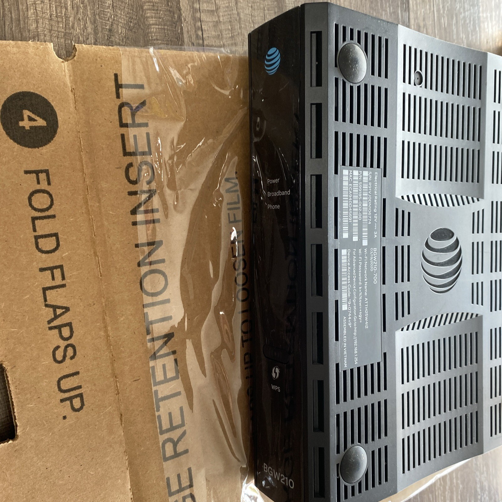 AT&T Arris BGW210-700 WIFI Wireless Internet Modem Router (AH