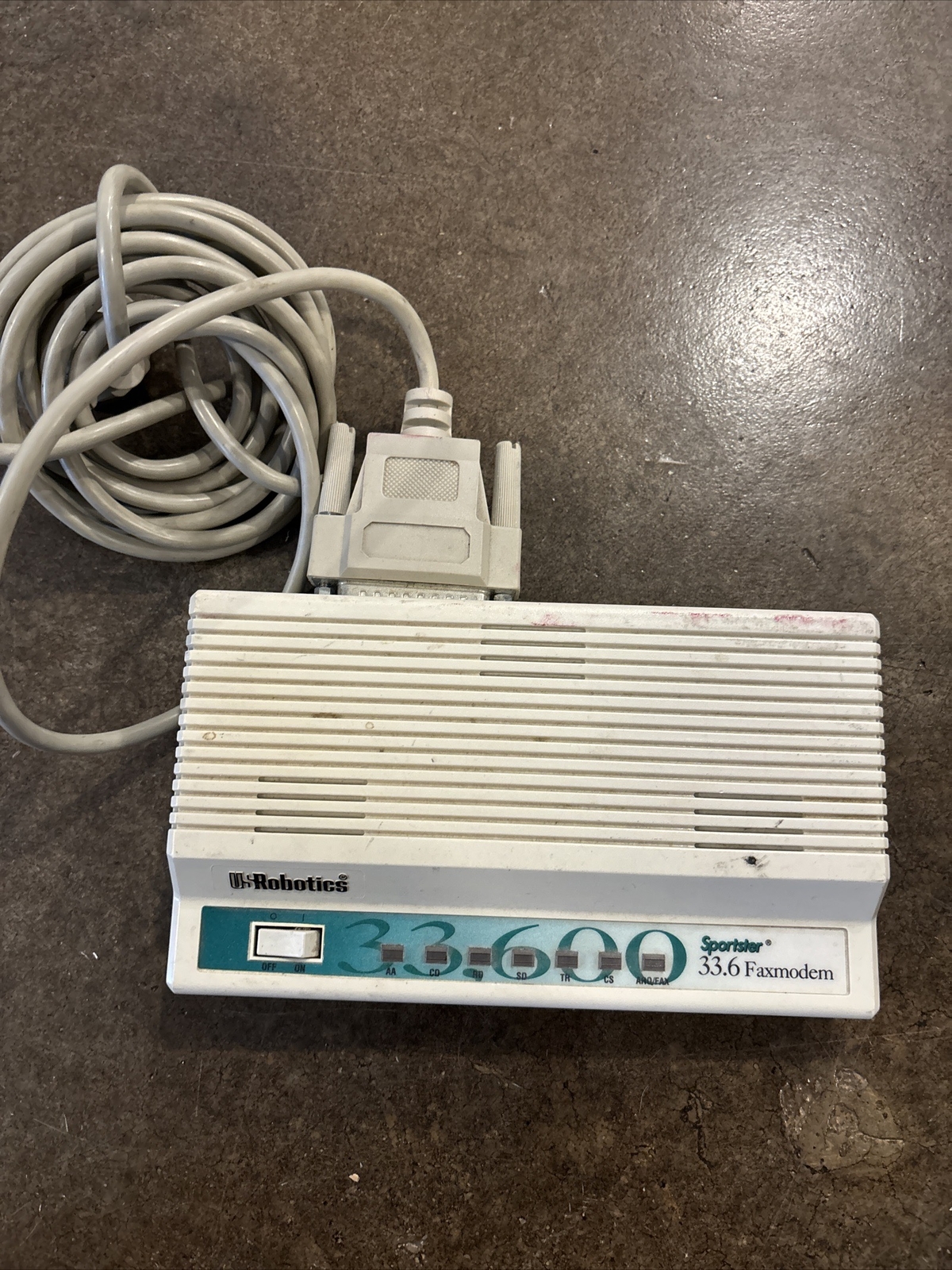 US Robotics 33.6K Sportster External FaxModem