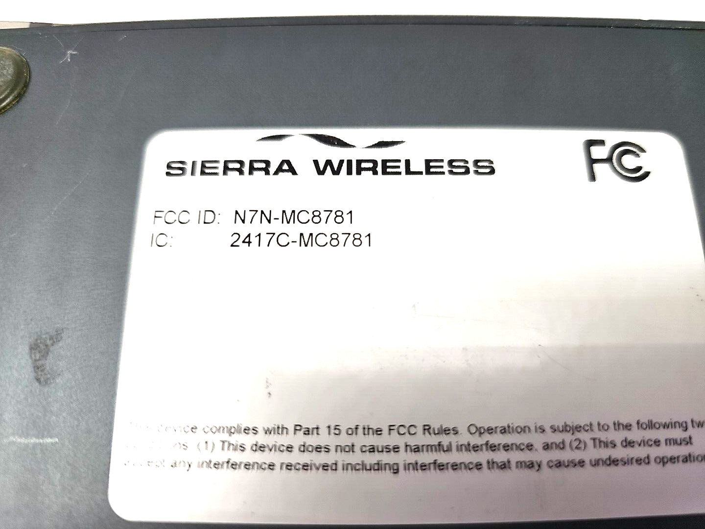 Sierra Wireless AirLink PinPoint X N7N-MC8781, H4323-C