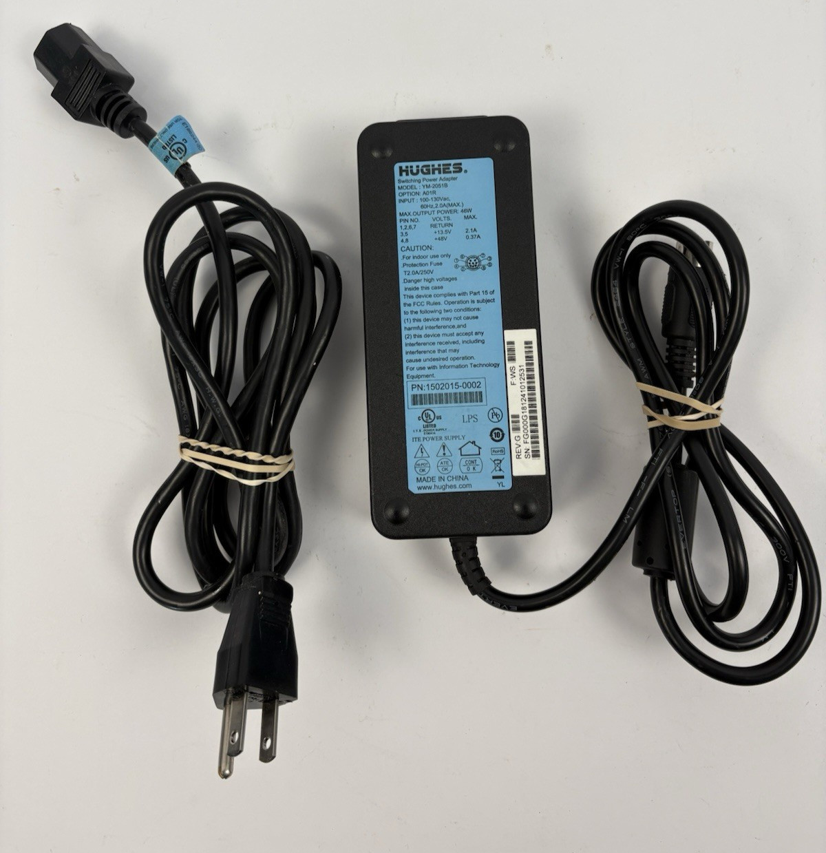 Hughes YM-2051B Satellite Power Adapter for HN1000/HN1100/HN9000
